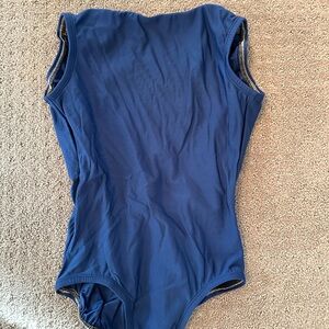 Lucky Leo leotard made to order small navy blue